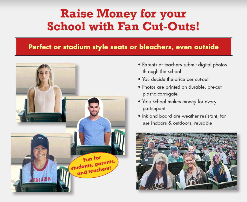 Fan Cut-Out Fundraiser for Schools